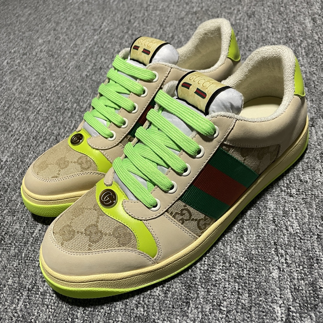 Gucci 古驰 Screener GG珐琅 复古老爹板鞋缩略图