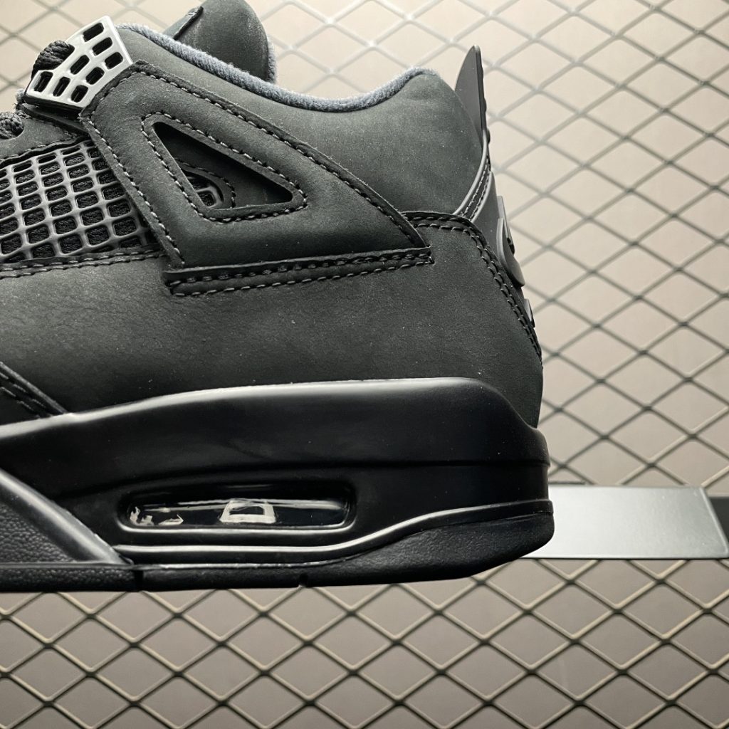 纯原 Air Jordan 4 ” Black Cat ” AJ4乔4 文化篮球鞋 粉黑插图4