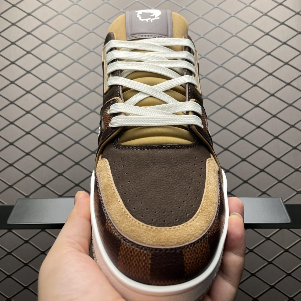 Nigo x Louis Vuitton 路易威登 LV Trainer 联名款 低帮休闲板鞋插图4