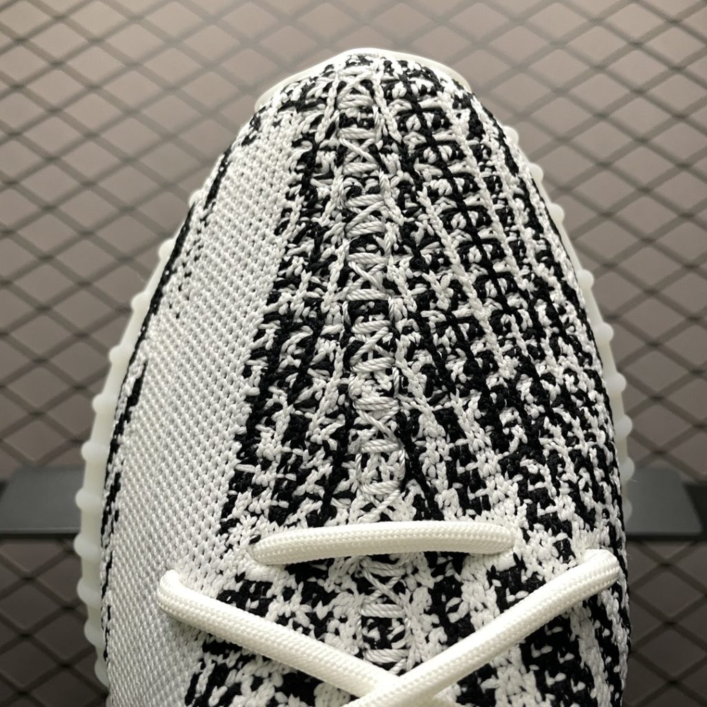OG纯原版本 AD 阿迪 Yeezy Boost 350V2 ” Zebra ” 侃爷椰子 白斑马插图2