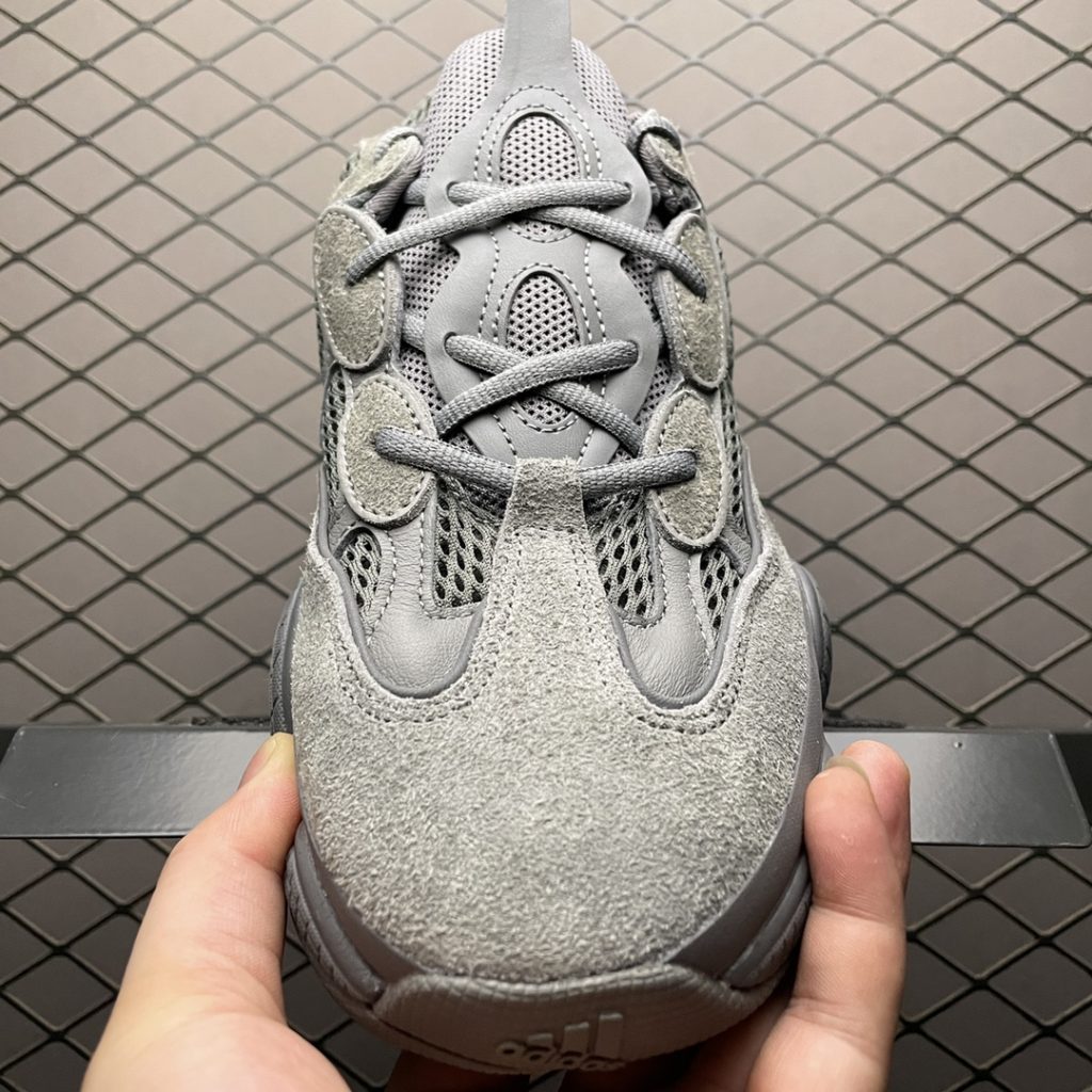 阿迪Yeezy 500 侃爷椰子500 ” Granite ” 大地灰 GW6373 市售最高品质插图1