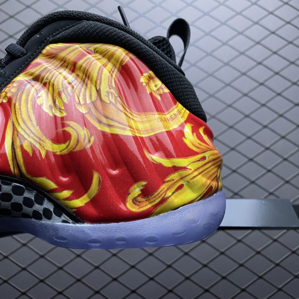 以下是关于这款 Supreme x NK Air Foamposite One（红稻草喷泡）插图2
