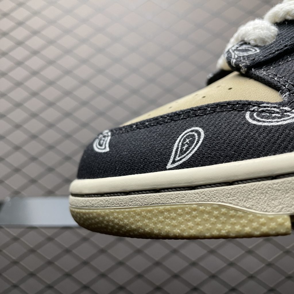 纯原Travis Scott x NK SB Dunk Low TS联名款限量板鞋腰果花天花板品质插图4