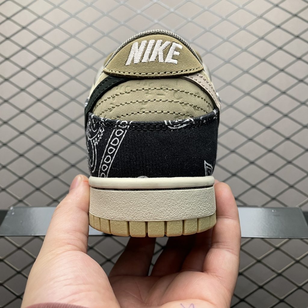 纯原Travis Scott x NK SB Dunk Low TS联名款限量板鞋腰果花天花板品质插图5