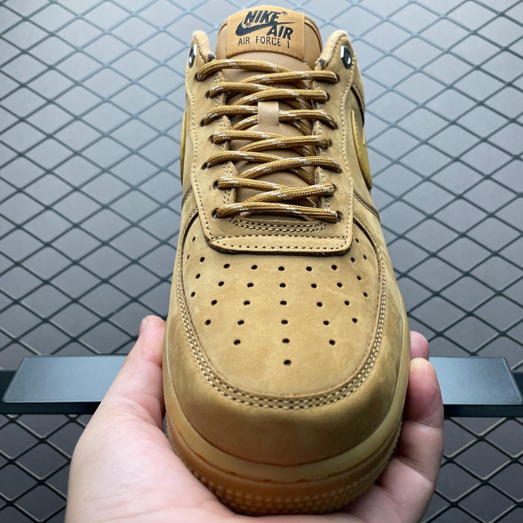 空军一号经典色系！AF1 07 LV8 “Wheat / Flax” 经典小麦色插图