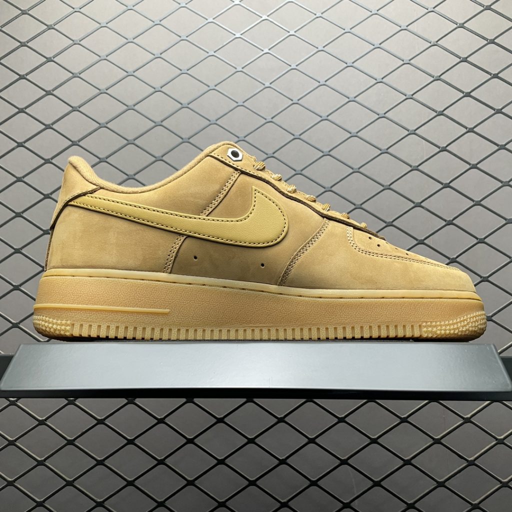空军一号经典色系！AF1 07 LV8 “Wheat / Flax” 经典小麦色插图1