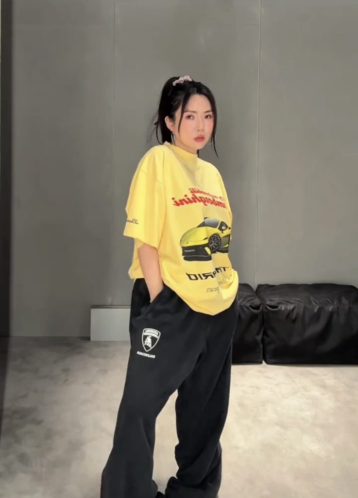 BALENCIAGA巴黎世家BLCG X LAMBORGHINI 联名款兰博基尼刺绣长裤插图1