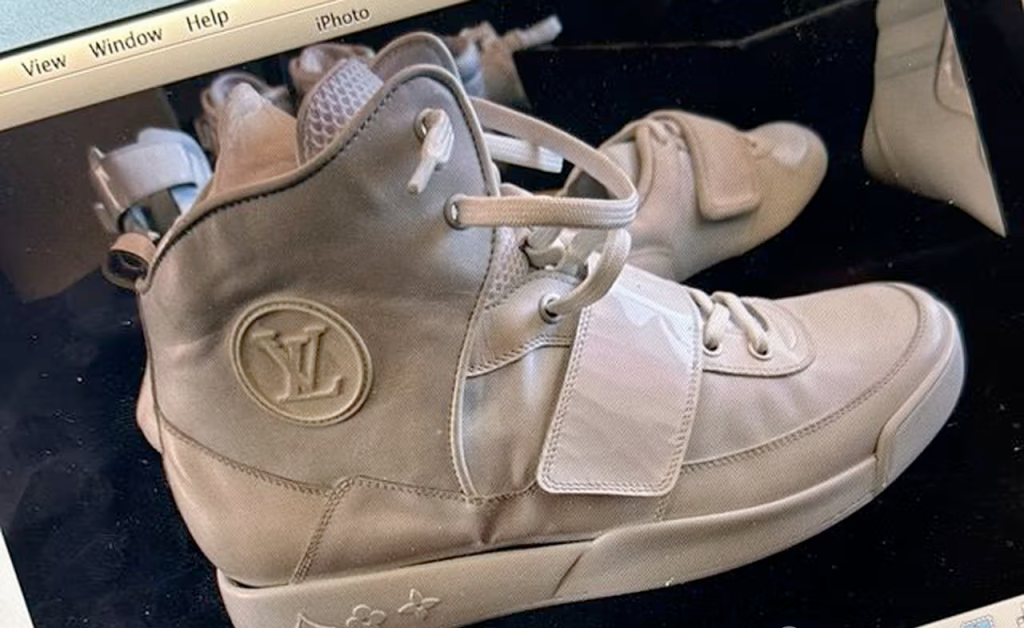Don C 曝光疑似 Nike Air Yeezy 1 x Louis Vuitton 联名鞋款样本插图1