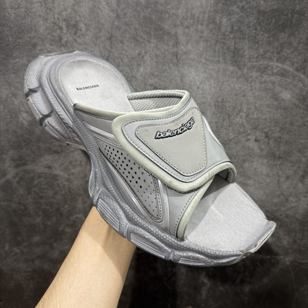 【纯原X版】Balenciaga巴黎世家 3XL 圆头套脚一字拖鞋插图
