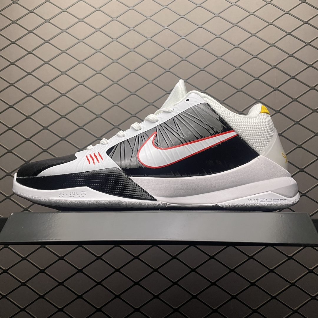 NK KOBE 5 Protro “Bruce Lee Alt ” 科比五代 黑白 李小龙 男子实战篮球鞋缩略图