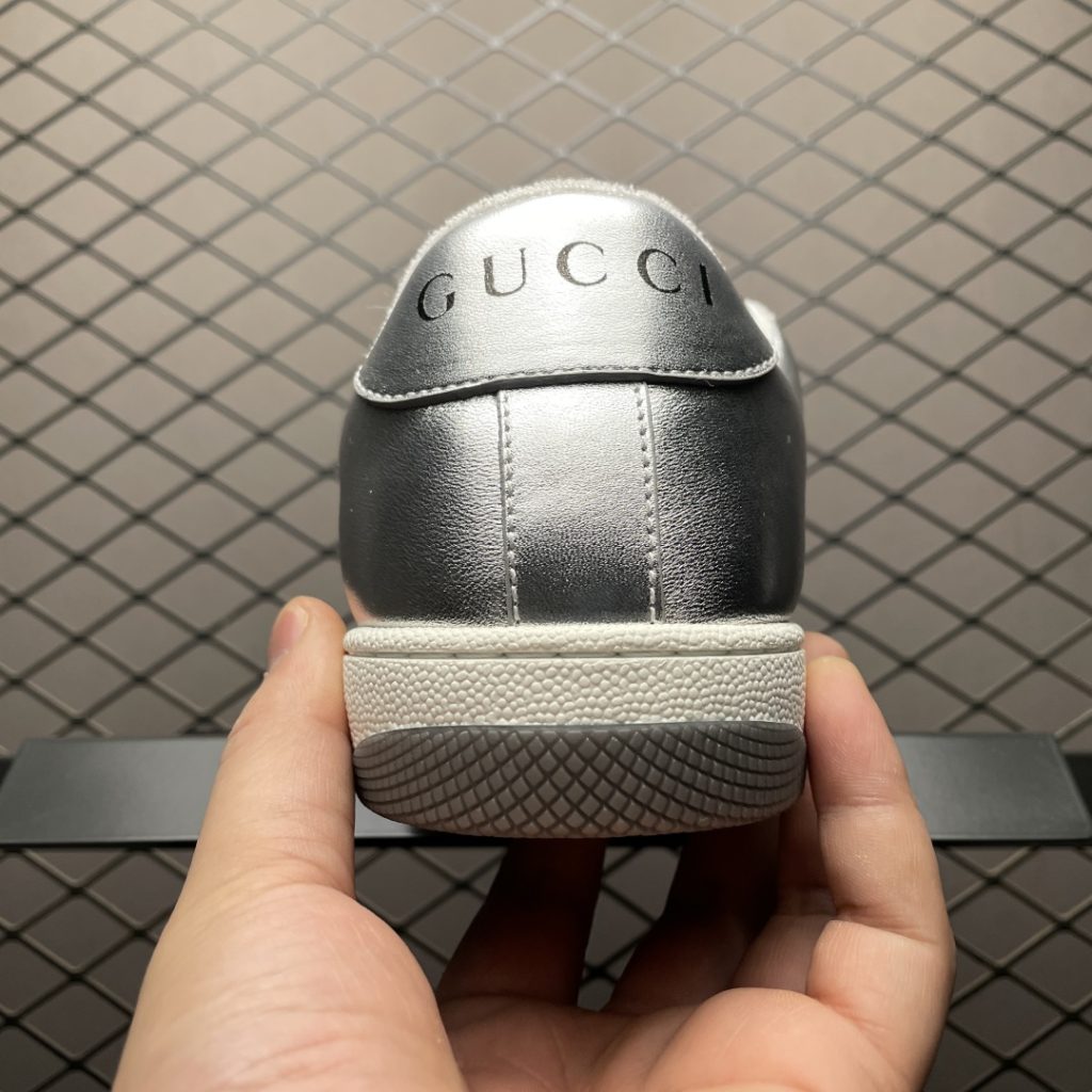Gucci 古驰 Screener GG珐琅 复古老爹板鞋插图1