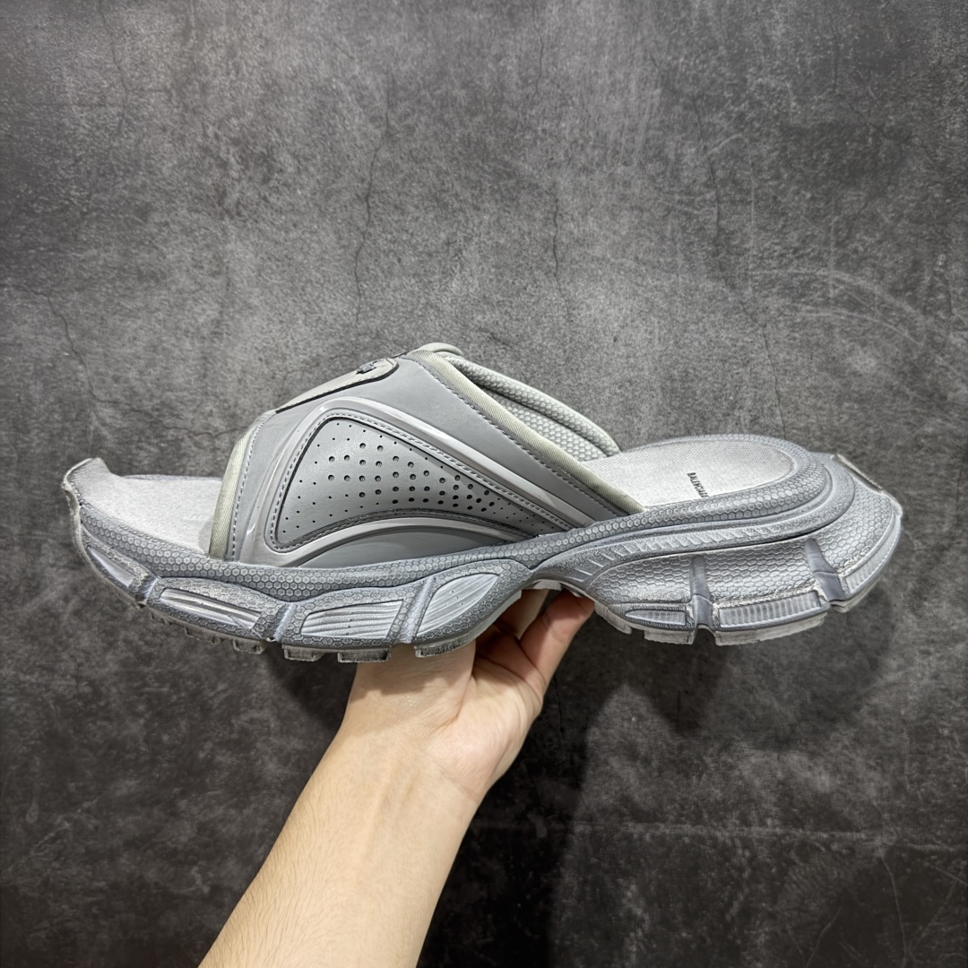 【纯原X版】Balenciaga巴黎世家 3XL 圆头套脚一字拖鞋缩略图