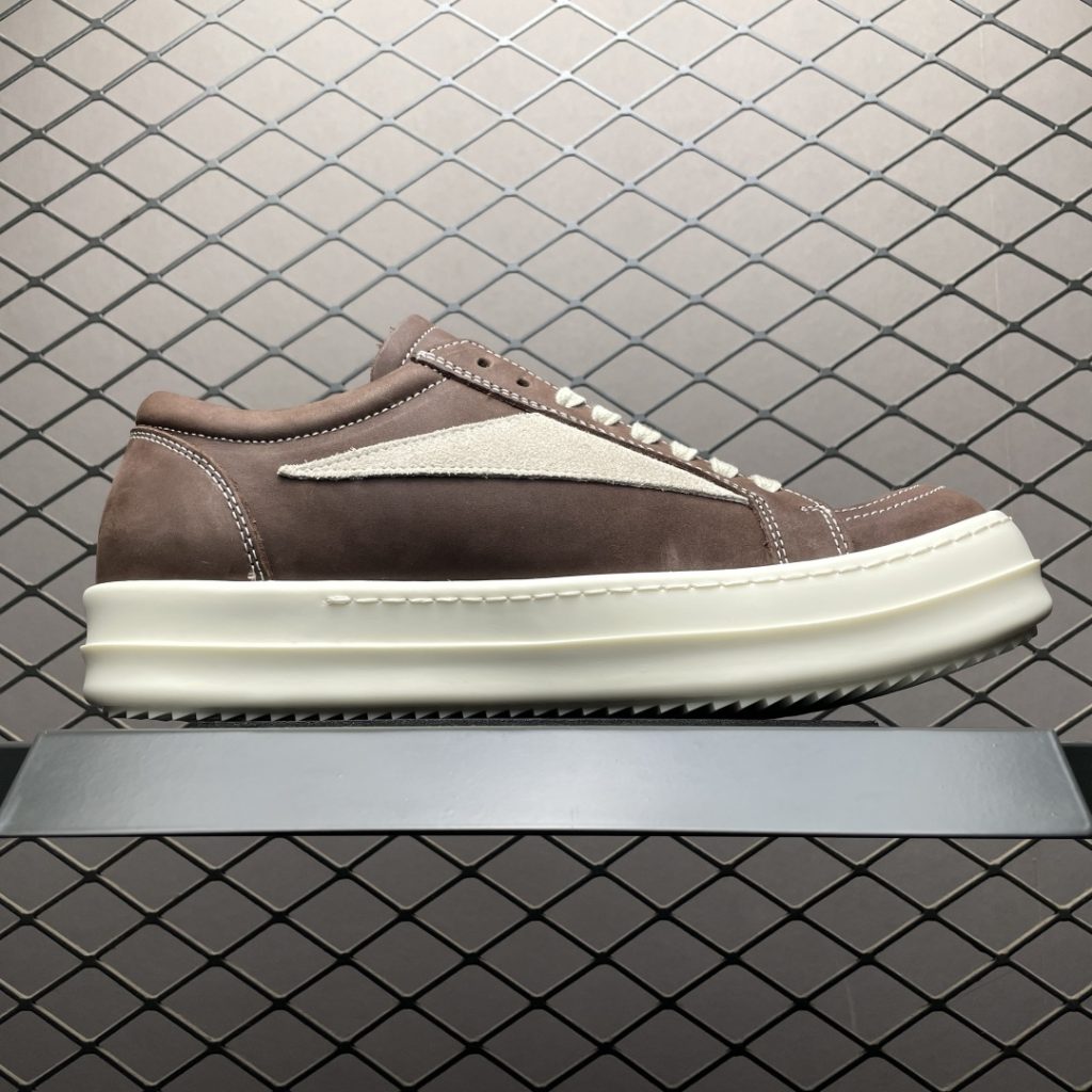 Rickowens 瑞克 欧文斯 油蜡皮 低帮高街休闲板鞋插图