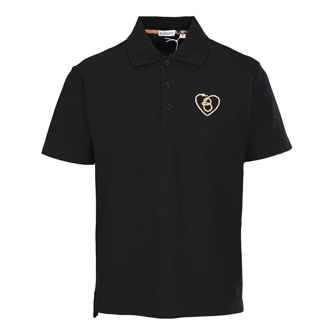 BURBERRY巴宝莉BBR 情人节限定 爱心刺绣短袖POLO衫缩略图
