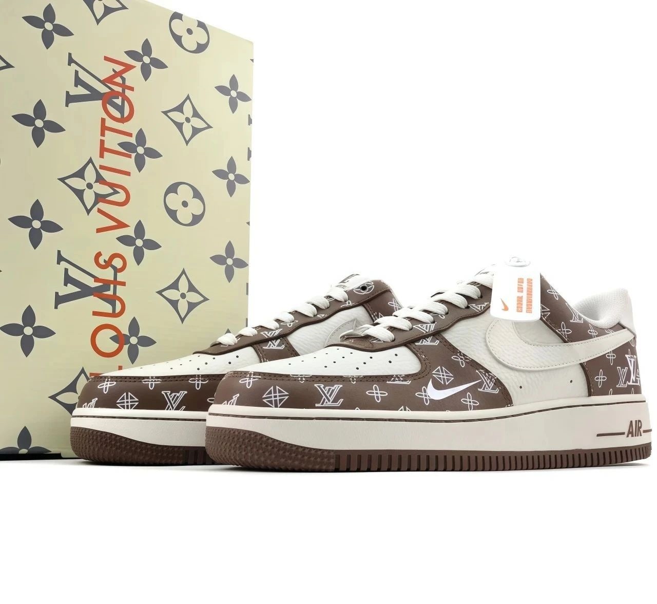 融合遗产的奢华之作：Nike Air Force 1’07 Low LV联名奶白棕缩略图