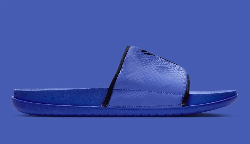 巴萨致敬系列登场！Nike Kobe Offcourt 拖鞋“波斯紫”配色即将发售插图2