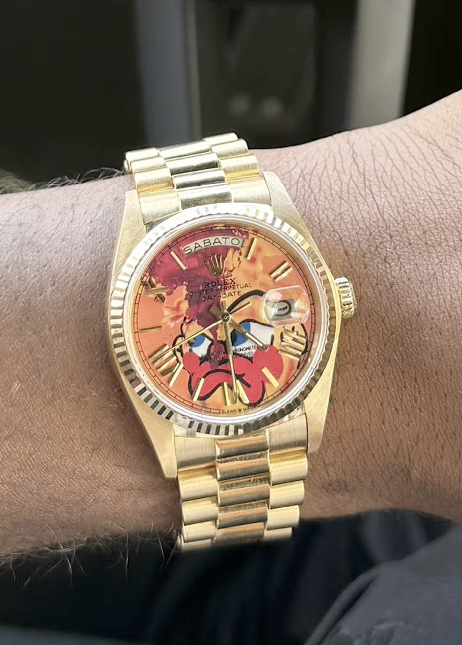 英国艺术家 Olaolu Slawn 打造全新 Rolex Day-Date 定制表款缩略图