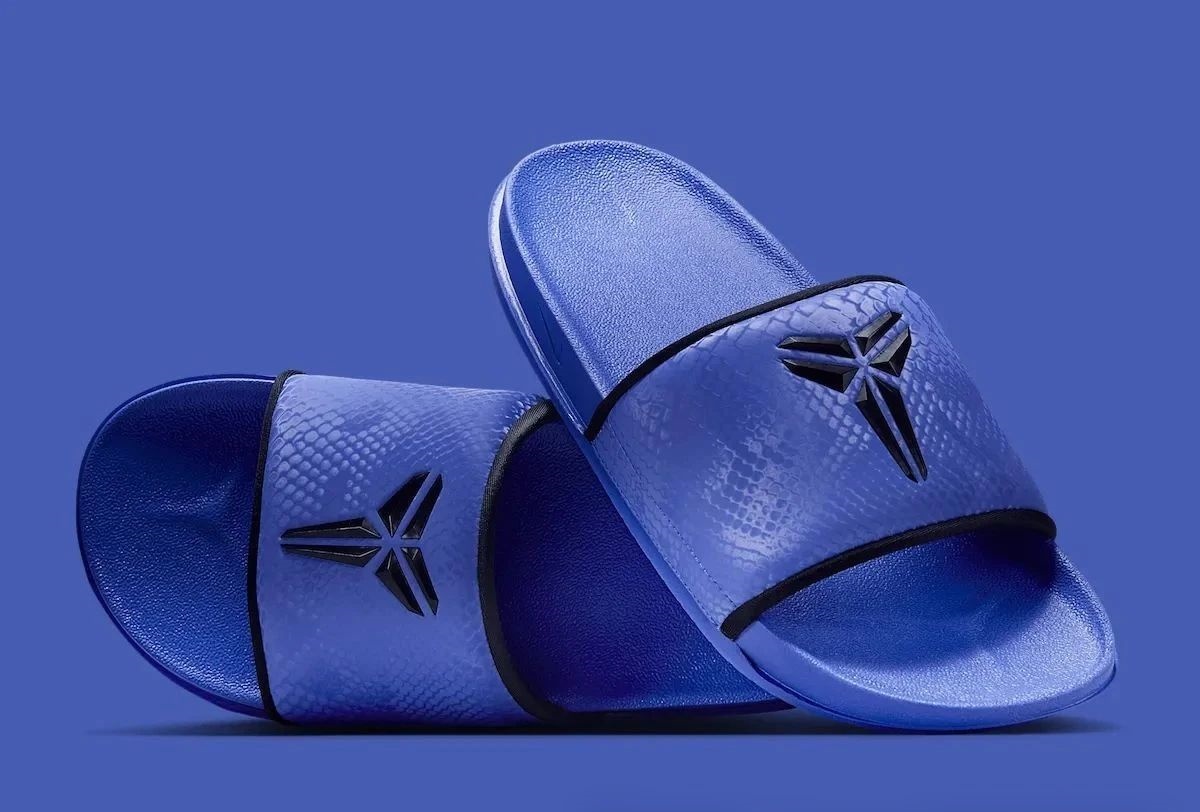 巴萨致敬系列登场！Nike Kobe Offcourt 拖鞋“波斯紫”配色即将发售缩略图