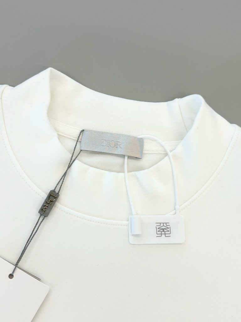 [高品质] Dior 迪奥简约字母帖布刺绣 圆领男女同款插图