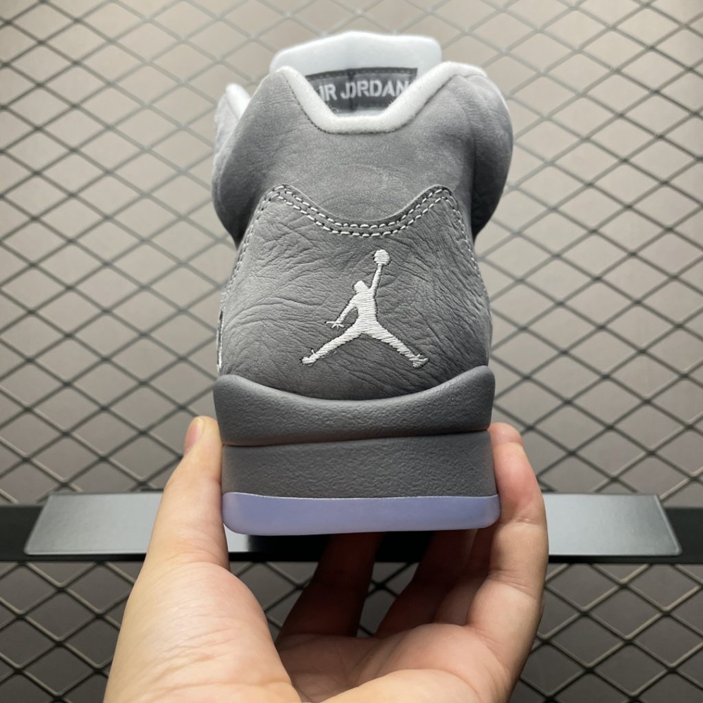 纯原 Air Jordan 5 Retro ” Wolf Grey ” AJ5乔5 男子文化篮球鞋插图1
