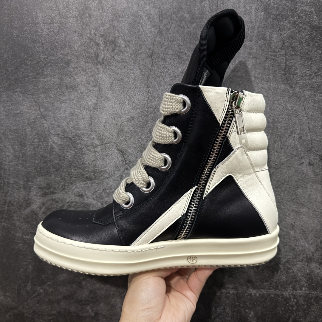 【莞顶渠道】RO欧文斯Rick owens 倒三角 黑白经典粗绑带搭配色潮鞋缩略图