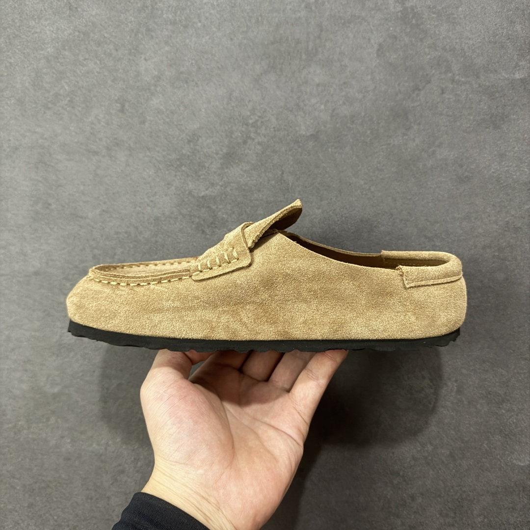 【BK版本】Birkenstock 博肯一脚蹬系列 棕色反绒棉拖鞋缩略图