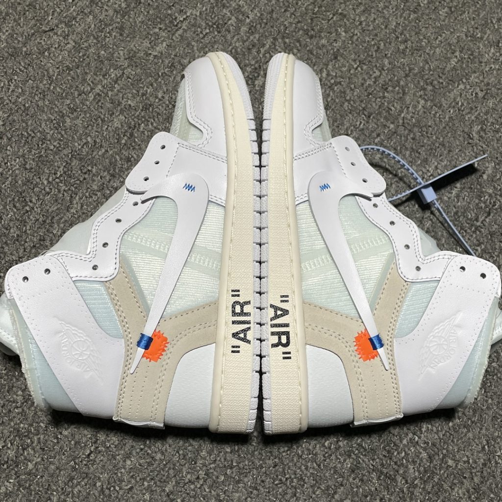 合作私密 纯原版本 Air Jordan 1 OW联名AJ1乔1 高帮文化篮球鞋插图1