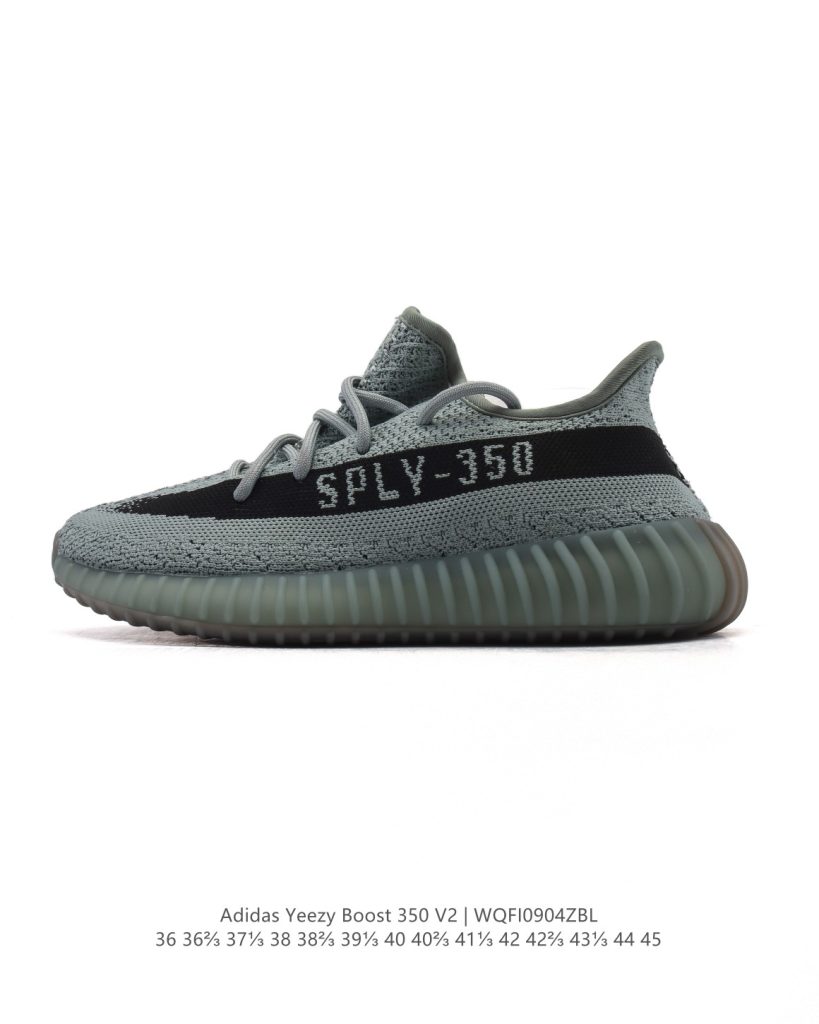 Adidas阿迪达斯 Yeezy350 V2 椰子 巴斯夫 爆米花 休闲透气中底慢跑鞋插图