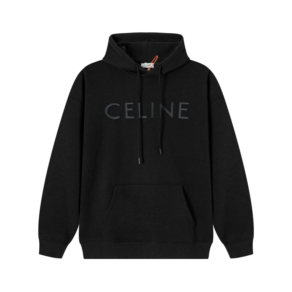 CELINE 赛琳秋冬加绒连帽卫衣作工精细插图 CELINE 赛琳秋冬加绒连帽卫衣作工精细插图