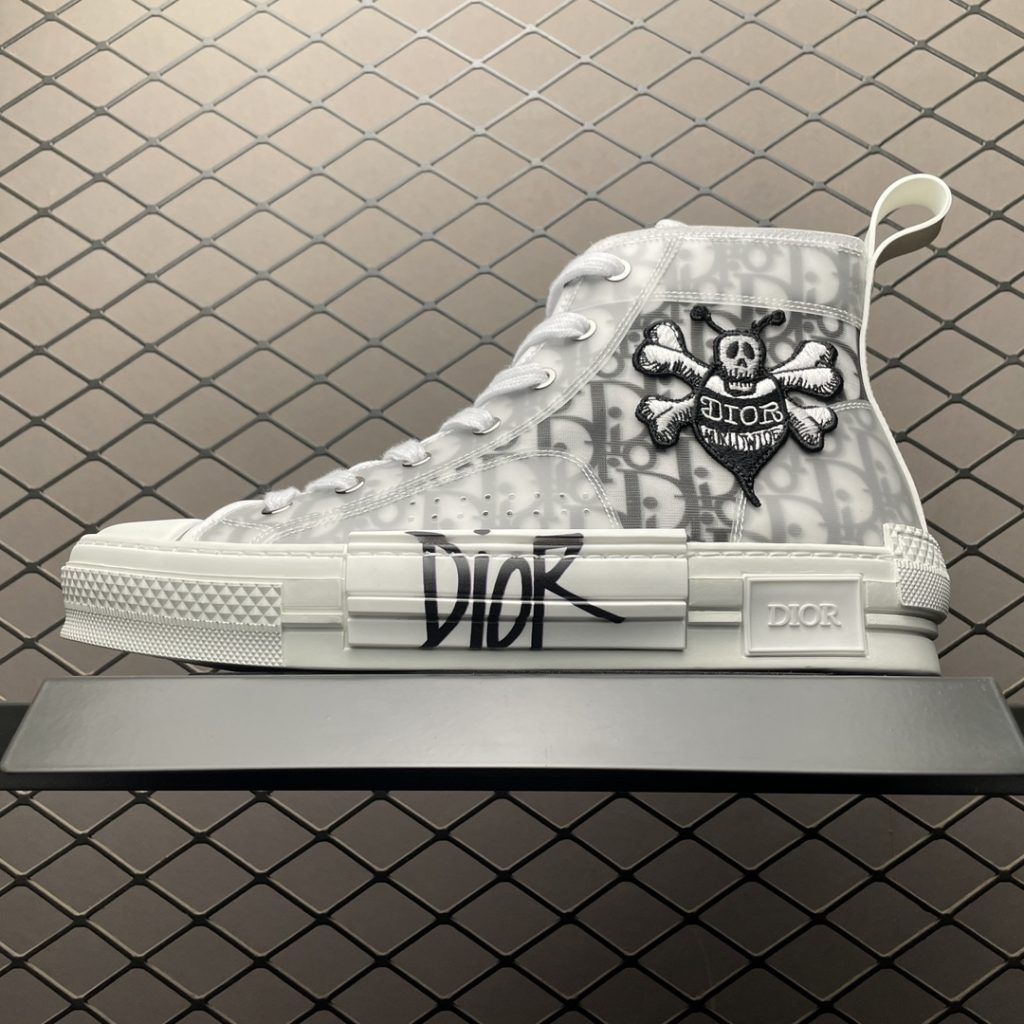 Dior 迪奥 B23迪奥“CD重影” 高帮 鬼头/云母 东莞纯原鞋插图1