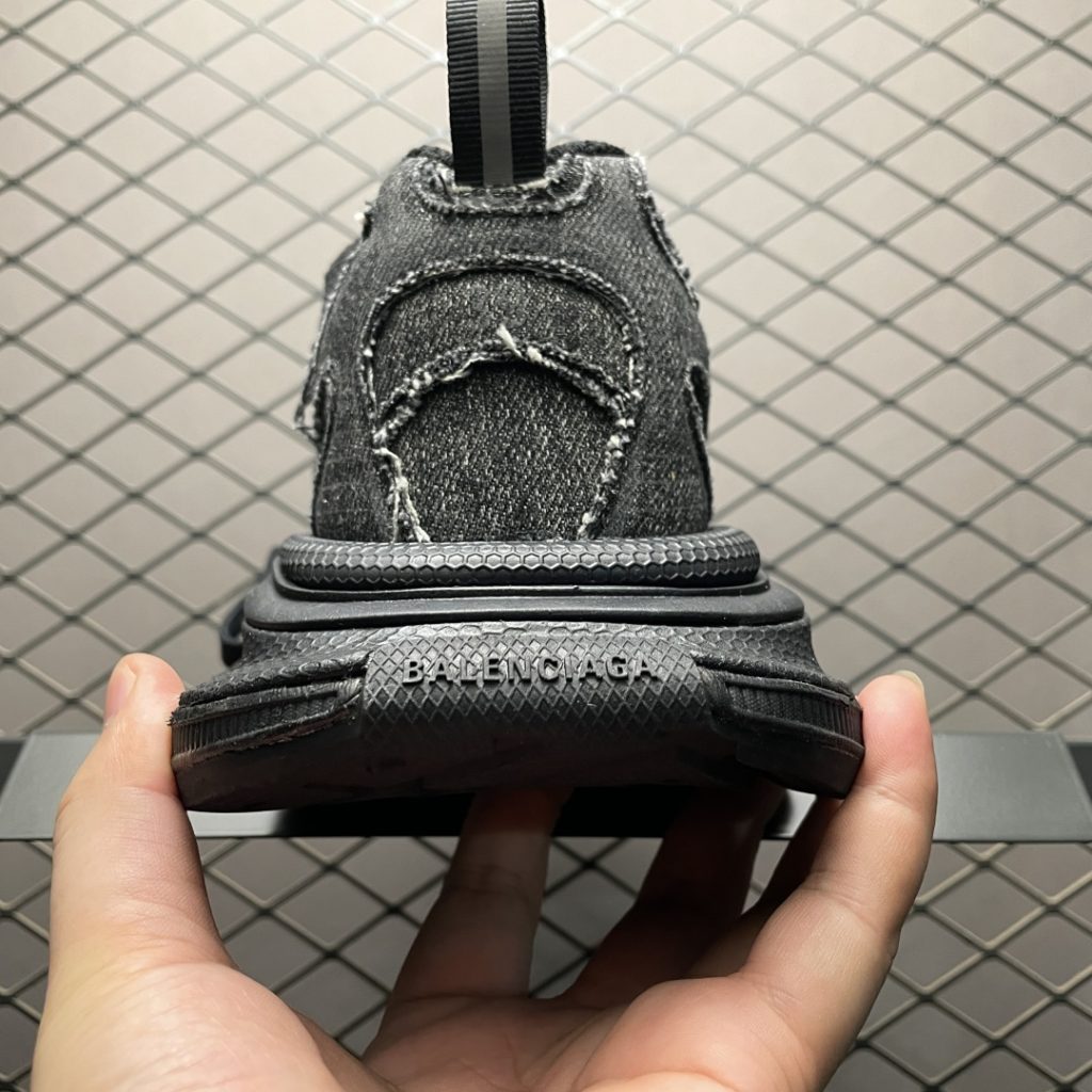 Balenciaga 巴黎世家 3XL DENIM 牛仔布 做旧复古老爹鞋插图1