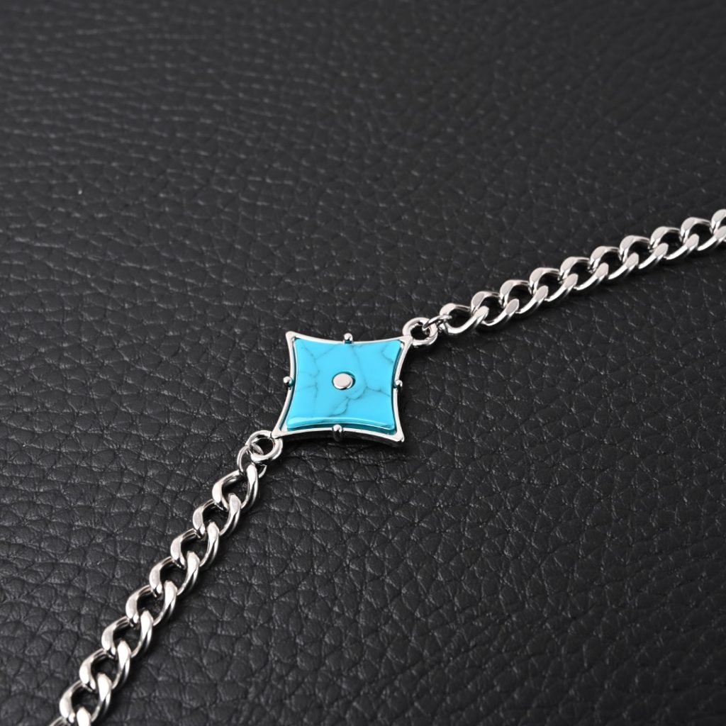 LOUIS VUITTON LV monogram 字母logo花卉项链插图