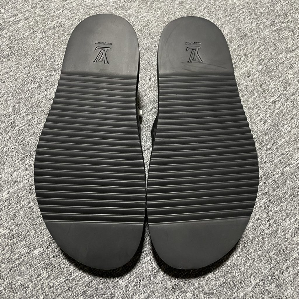 原厂级 LouisVuittonEasy路易威登 LV 皮革拼接博肯半包头 拖鞋 凉鞋插图