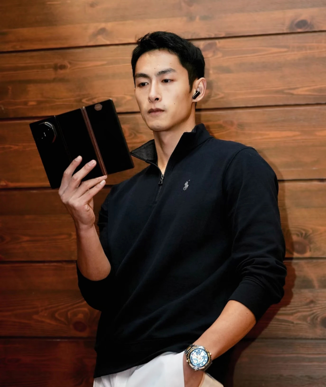 Ralph Lauren 拉夫劳伦 小马标半拉链毛衣 真正原版购回开发缩略图