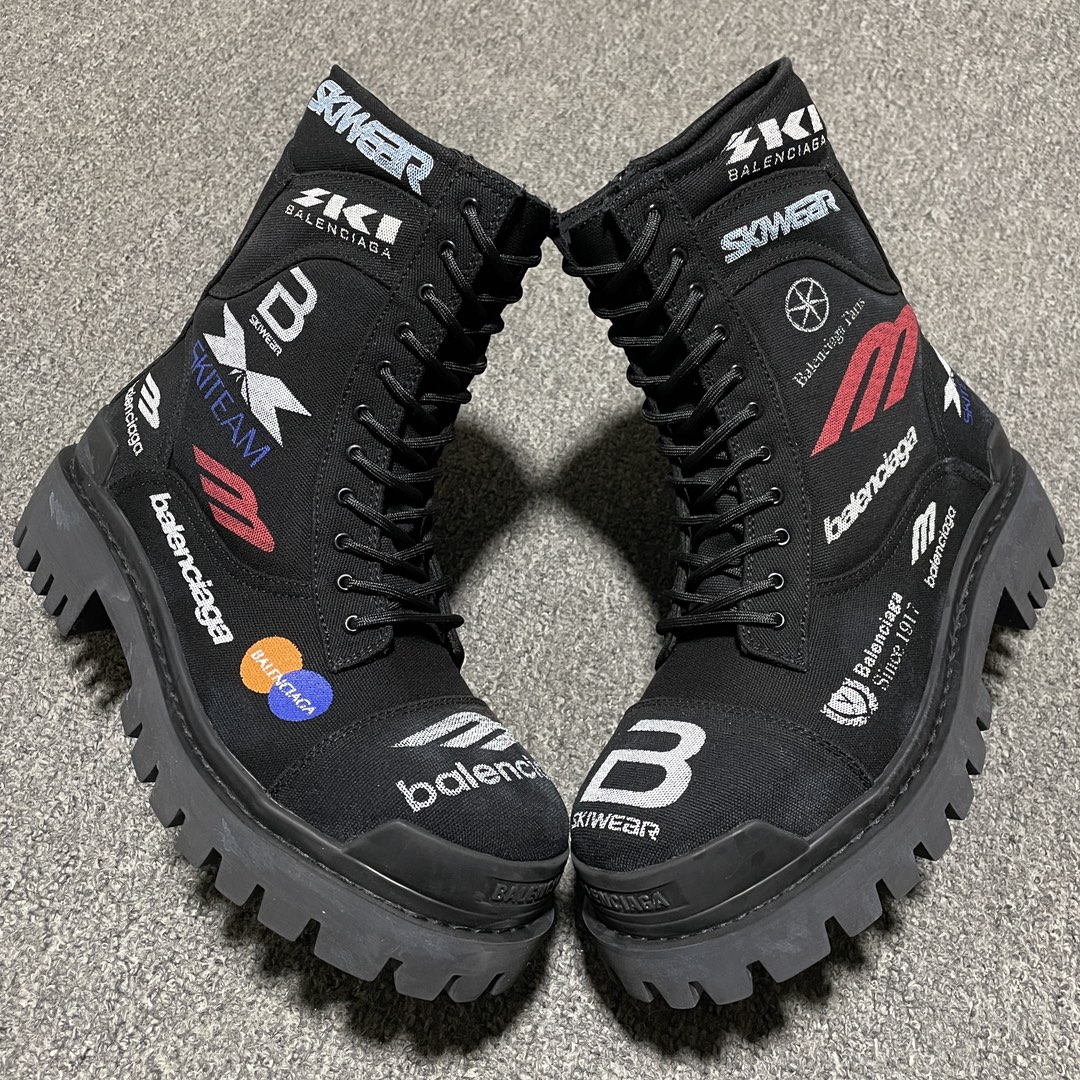 纯原 Balenciage 巴黎世家 Combat Strike 涂鸦高帮做旧靴缩略图 纯原 Balenciage 巴黎世家 Combat Strike 涂鸦高帮做旧靴缩略图