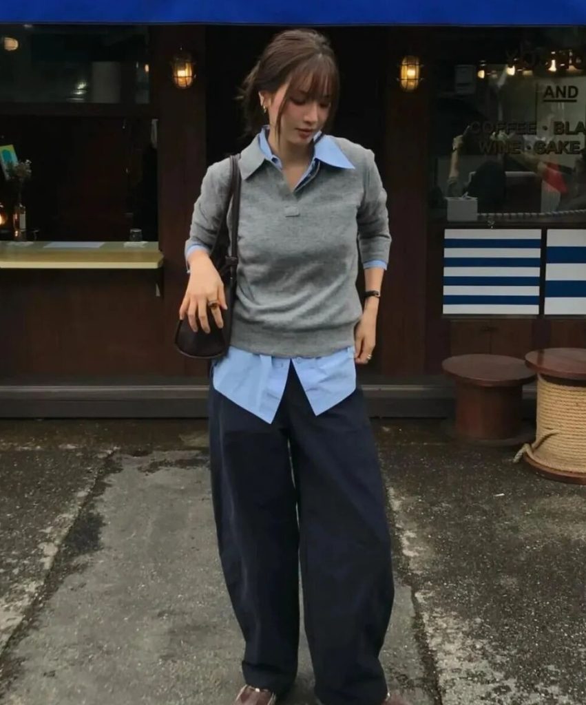 早秋韩剧女主风|衬衫这样穿,松弛感直接拉满插图 早秋韩剧女主风|衬衫这样穿,松弛感直接拉满插图