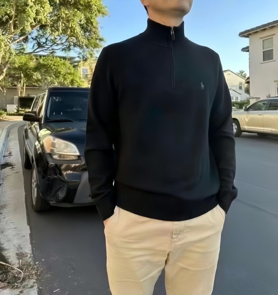 Ralph Lauren 拉夫劳伦 小马标半拉链毛衣 真正原版购回开发插图1