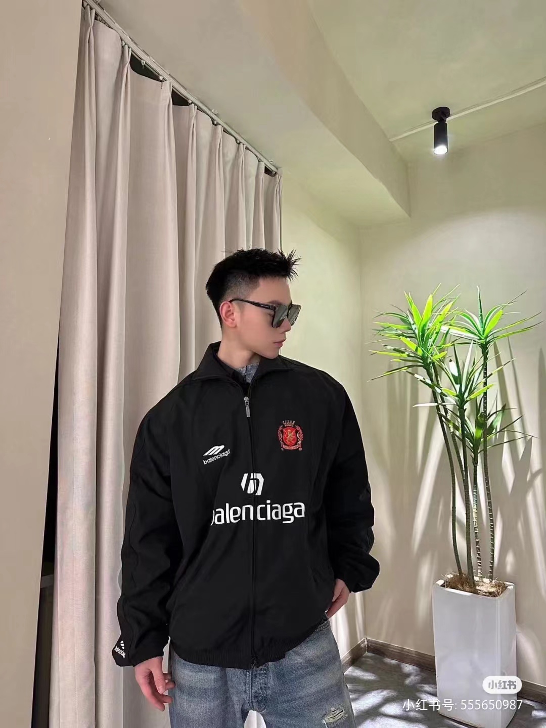 Balenciaga巴黎世家24SS早春新款曼联联名01号运动夹克外套缩略图
