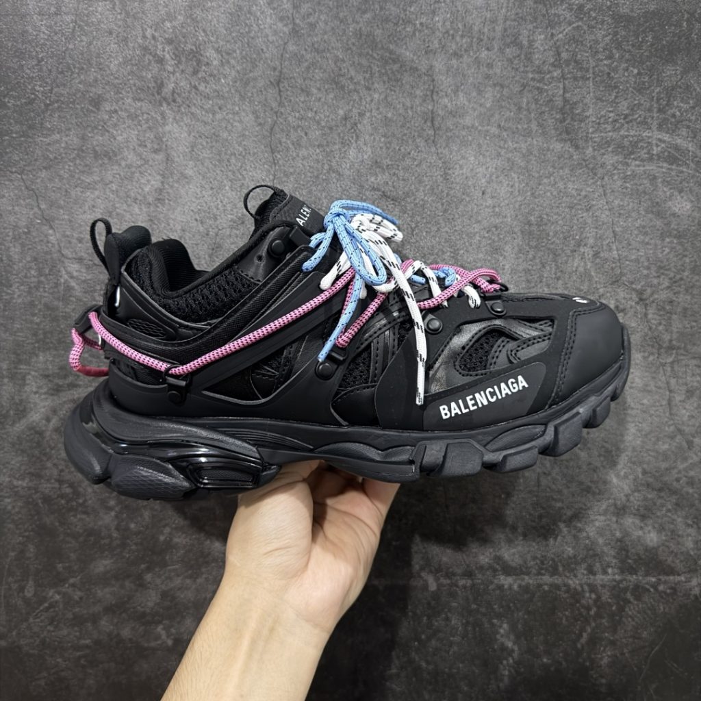 【OK纯原版本】Balenciaga巴黎世家Track Sneaker三代绑带款 户外概念复古老爹鞋插图 【OK纯原版本】Balenciaga巴黎世家Track Sneaker三代绑带款 户外概念复古老爹鞋插图
