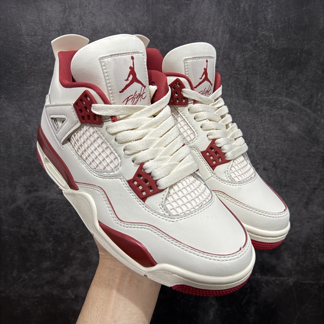 【原厂版】Air Jordan AJ4 白米红情人节 新晋AJ外贸大厂缩略图 【原厂版】Air Jordan AJ4 白米红情人节 新晋AJ外贸大厂缩略图