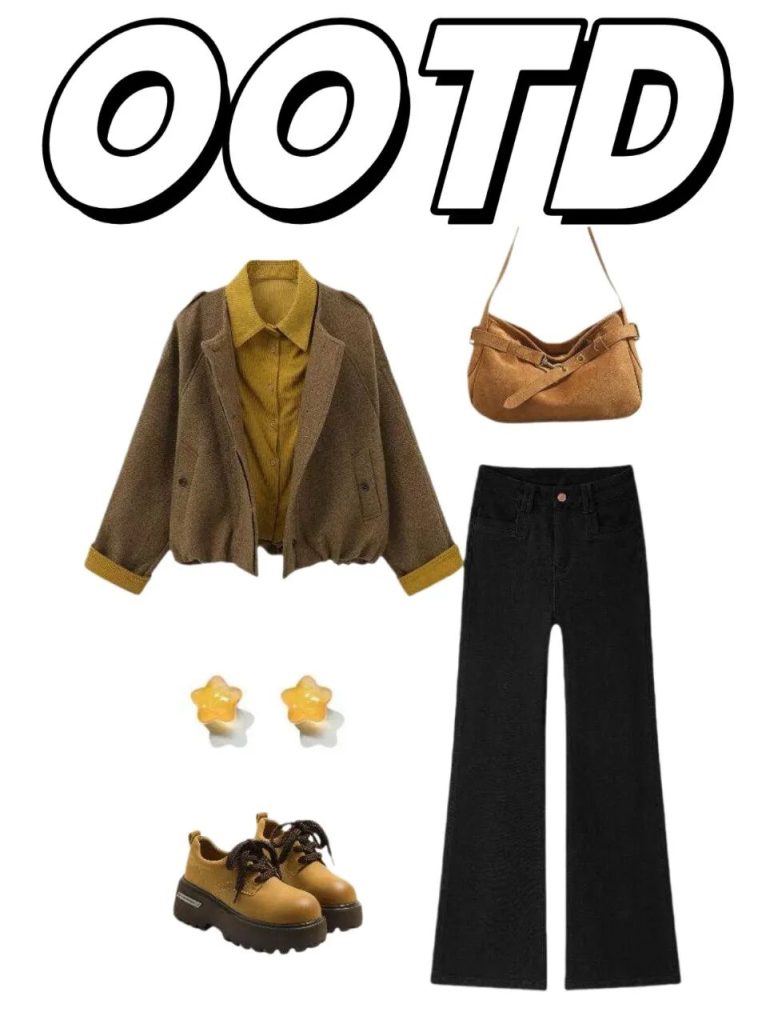 秋天灰白复古风！被问是不是日剧里的文艺女主插图2