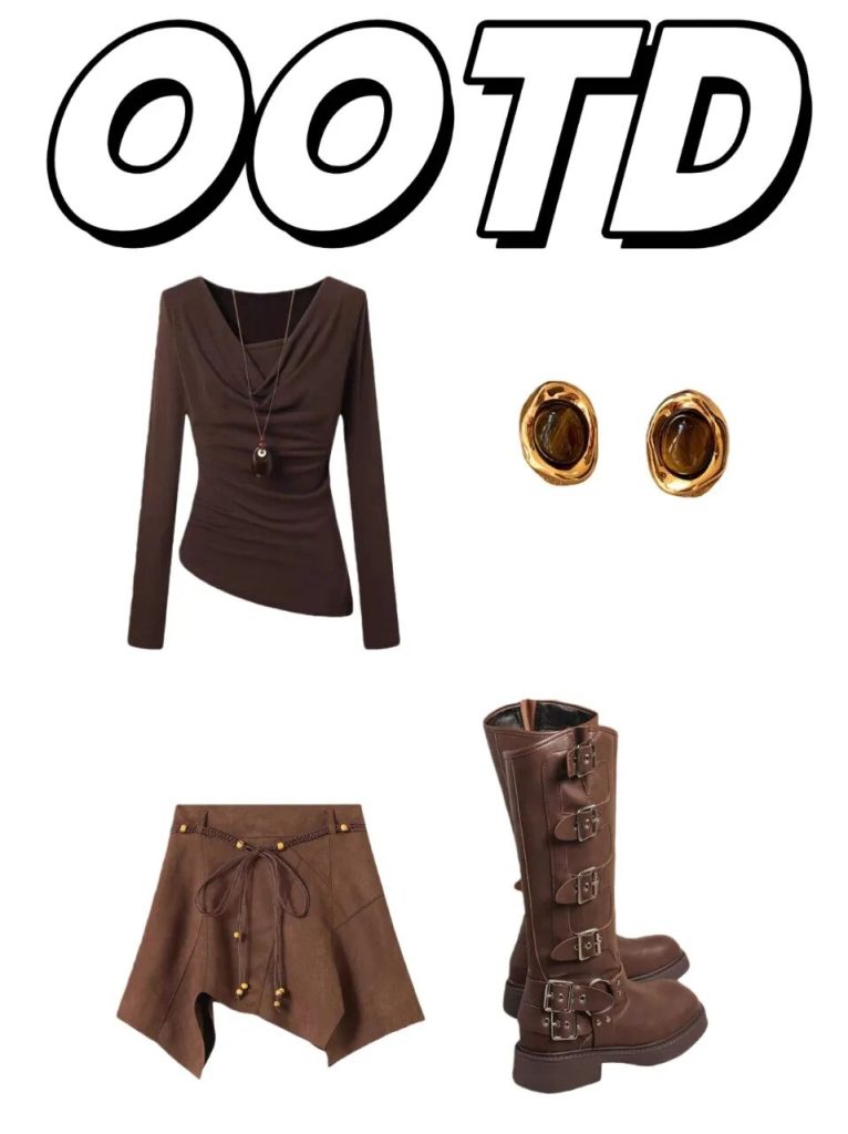 秋冬米棕温柔风!被问是不是日剧里的软萌女主插图1 秋冬米棕温柔风!被问是不是日剧里的软萌女主插图1