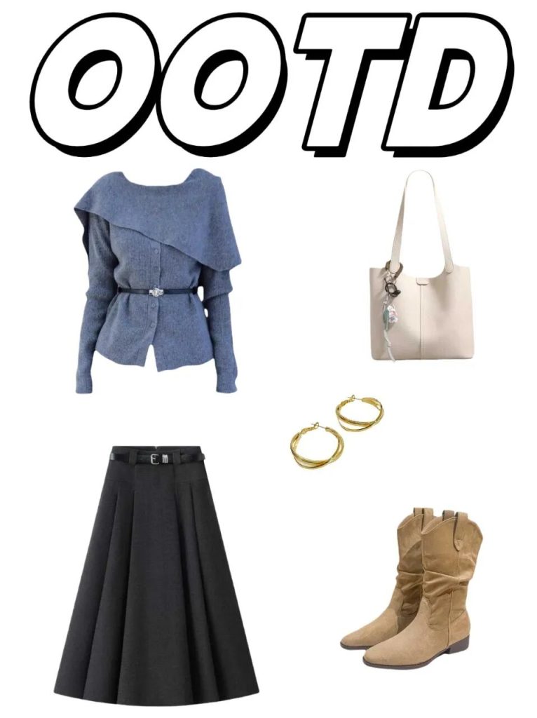 4套秋冬季穿搭,深秋粉棕温柔风!插图1 4套秋冬季穿搭,深秋粉棕温柔风!插图1