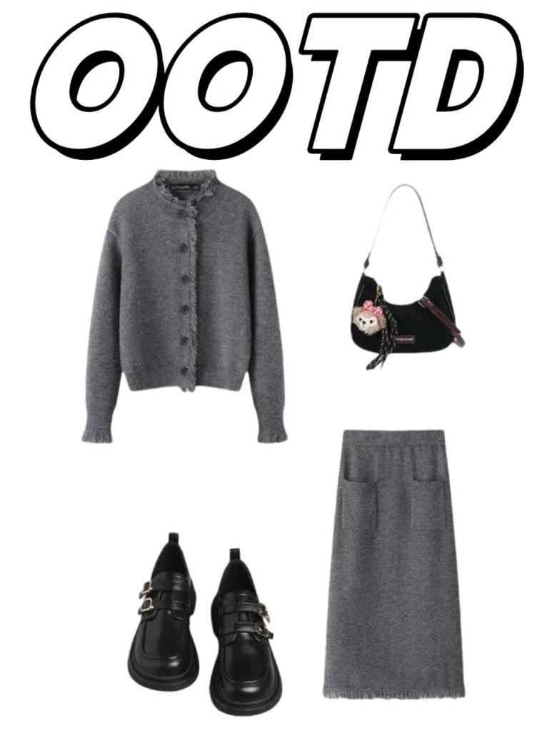 秋天米白温柔风!被问是不是偶像剧里的甜系女主插图1 秋天米白温柔风!被问是不是偶像剧里的甜系女主插图1