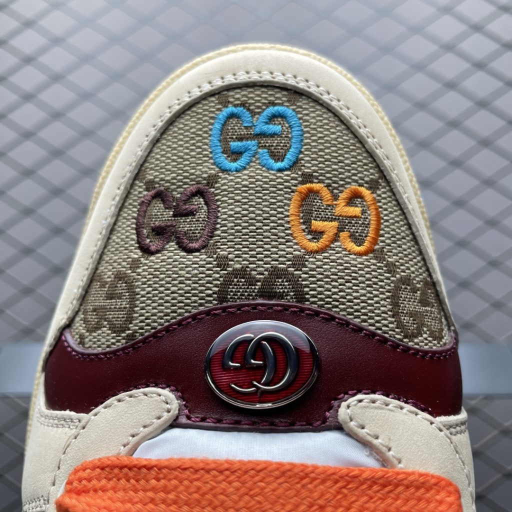 莆田最新Gucci 古驰 Screener GG珐琅 复古老爹板鞋插图1