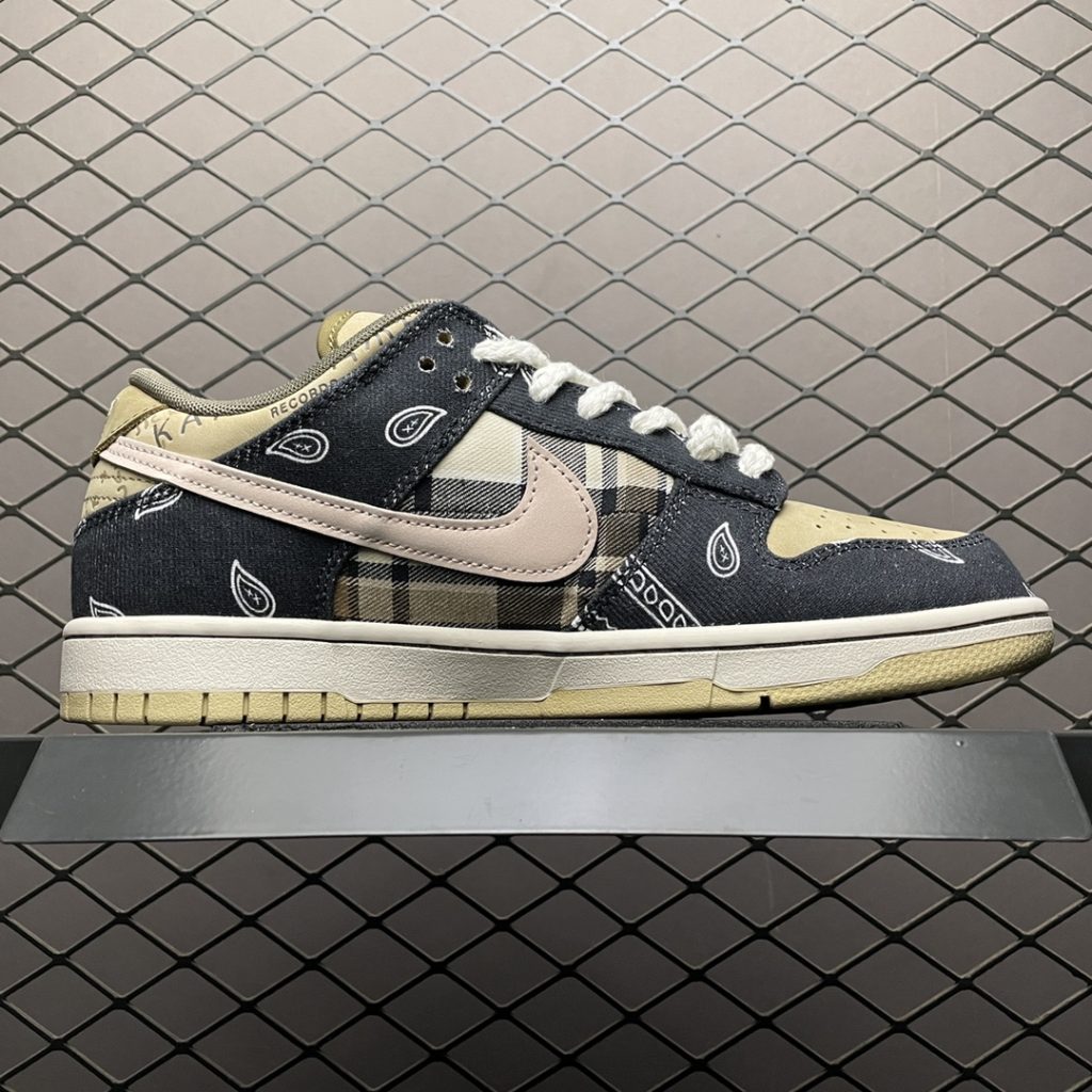 纯原 Travis Scott x NK SB Dunk Low 腰果花 TS联名款限量板鞋插图1