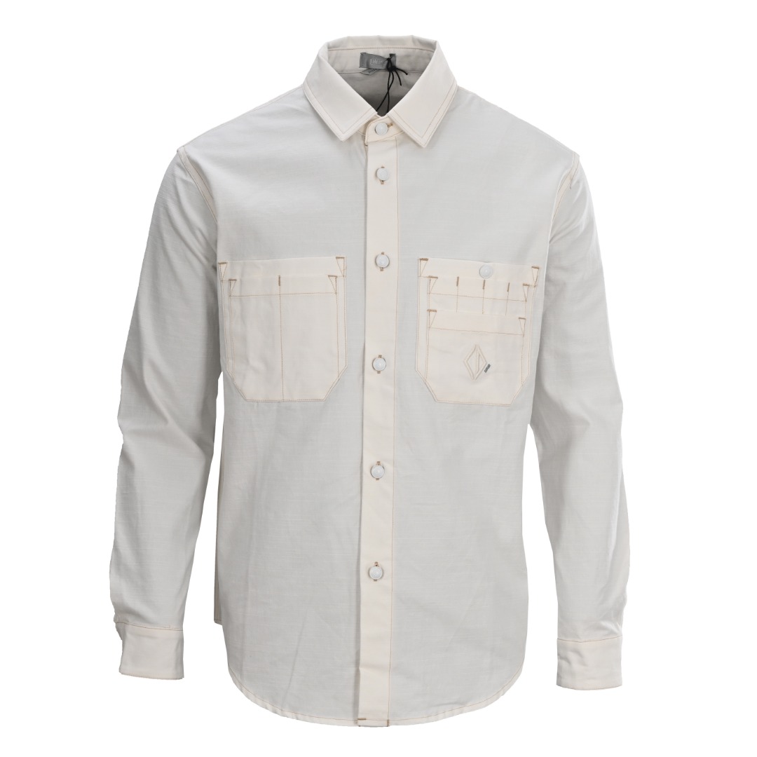 如何辨别迪奥CD明线帆布衬衫外套的真伪？缩略图