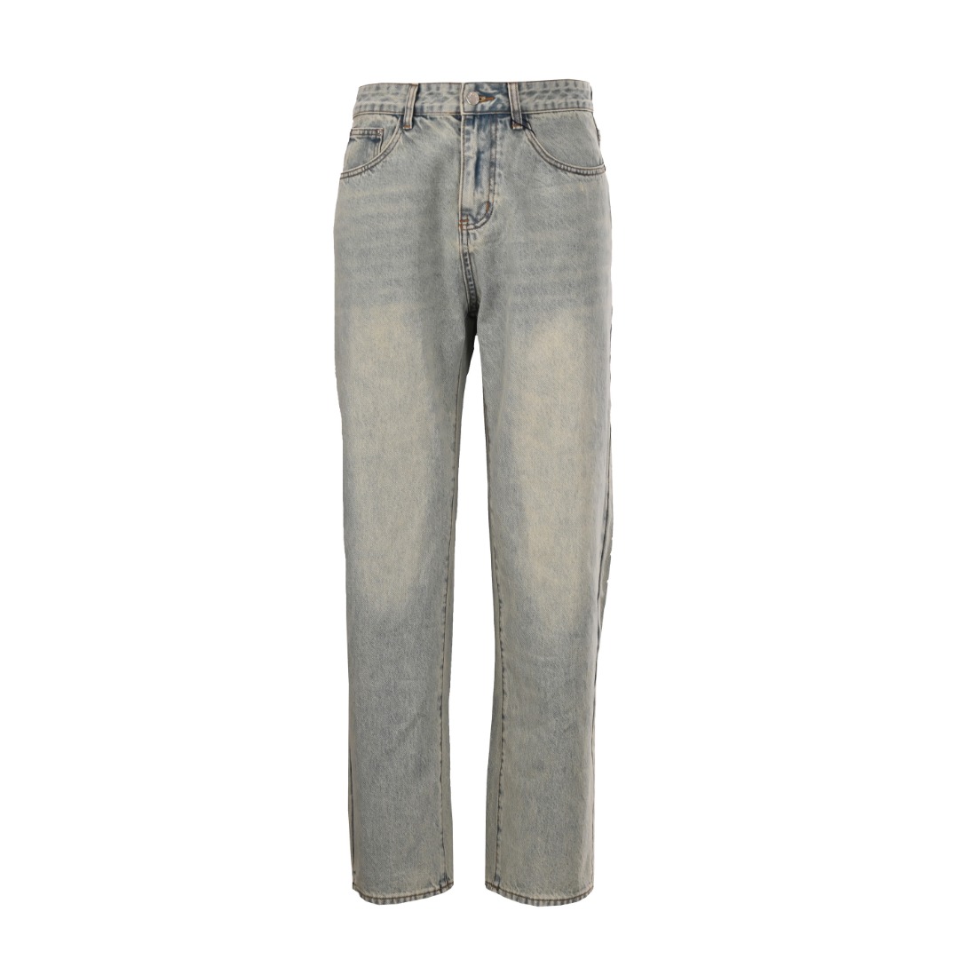 MONCLER蒙口MC 后袋半Logo压花牛仔长裤缩略图