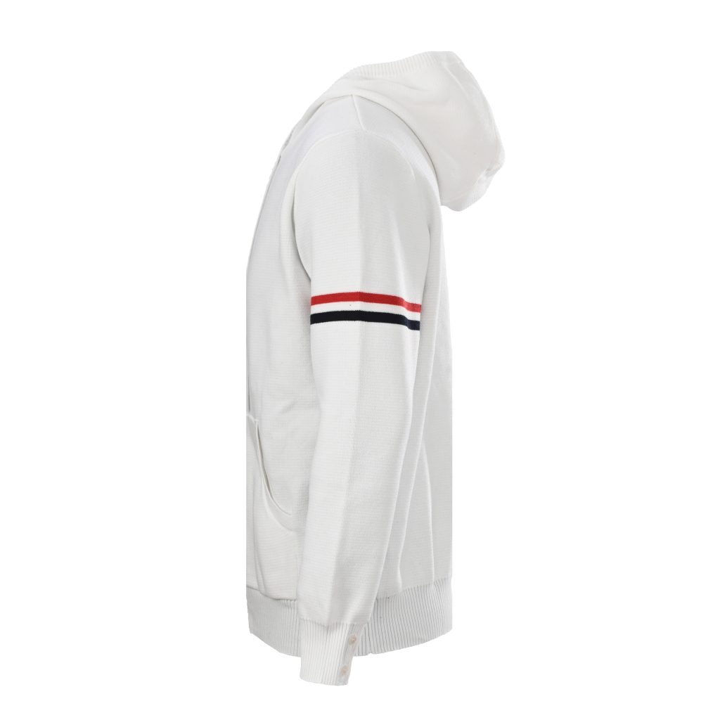 THOM BROWNE/汤姆布朗TB 双袖标拉链毛衣外套插图