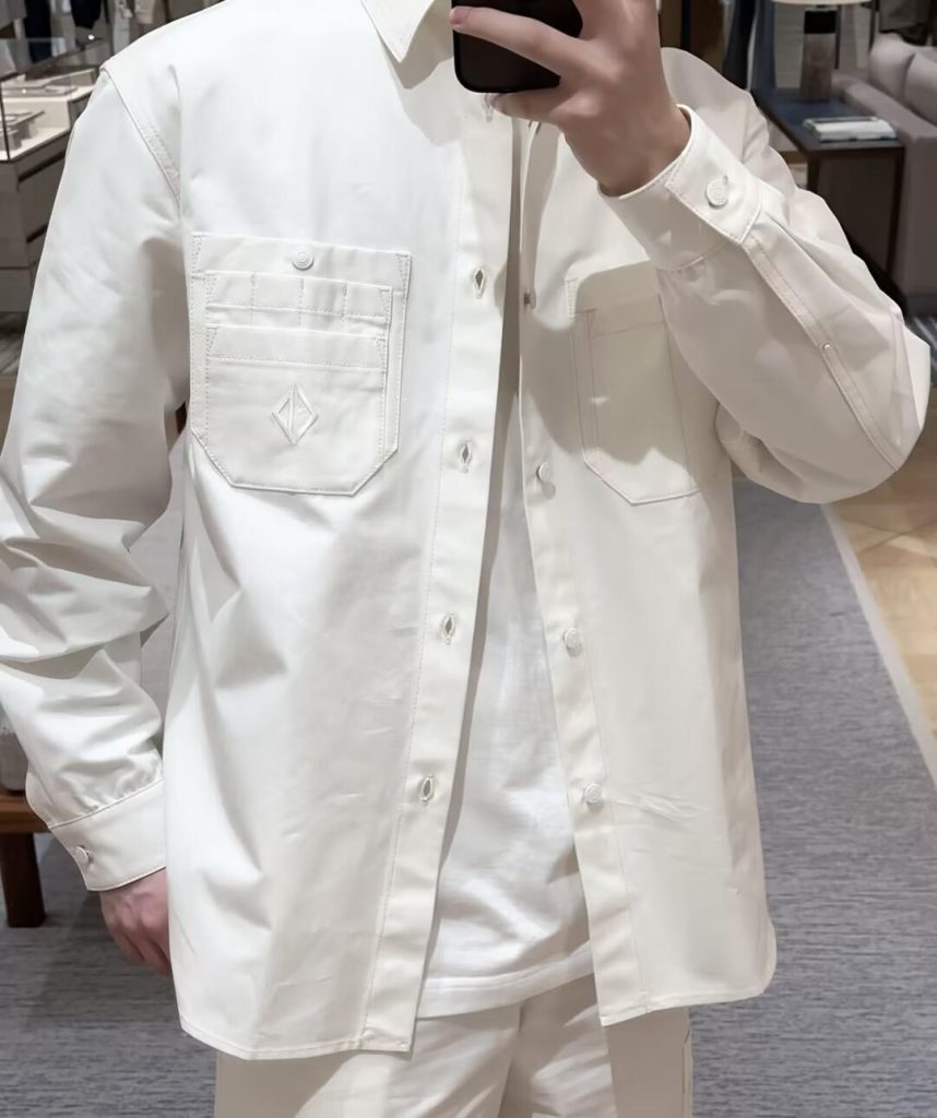 Dior/迪奥CD 明线帆布衬衫外套插图 Dior/迪奥CD 明线帆布衬衫外套插图